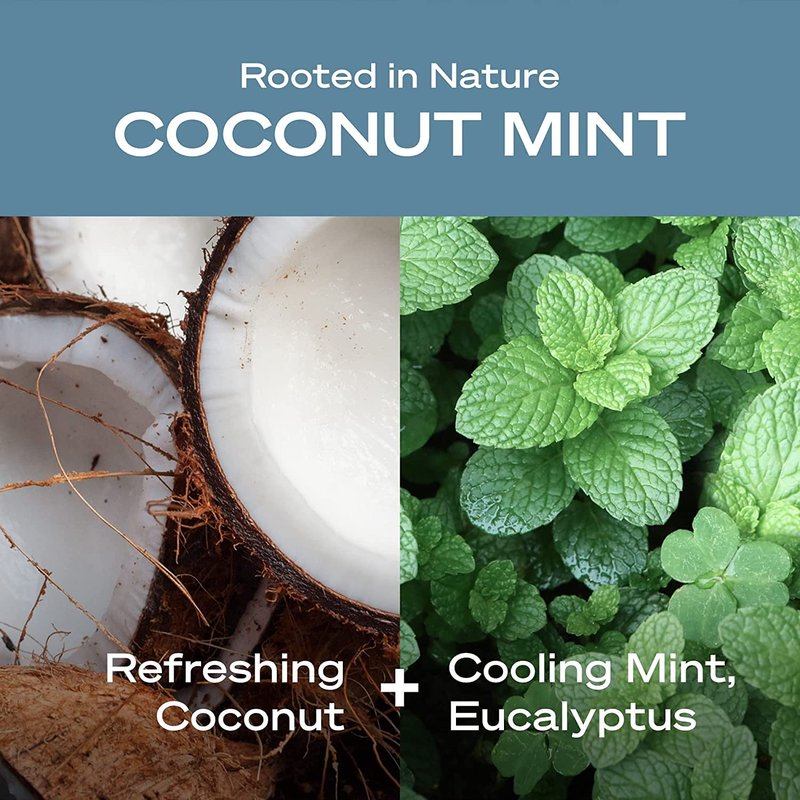 Aluminum-Free Deodorant for Women & Men | Naturally Derived Ingredients, Coconut Mint Scent, Eco-Friendly Packaging