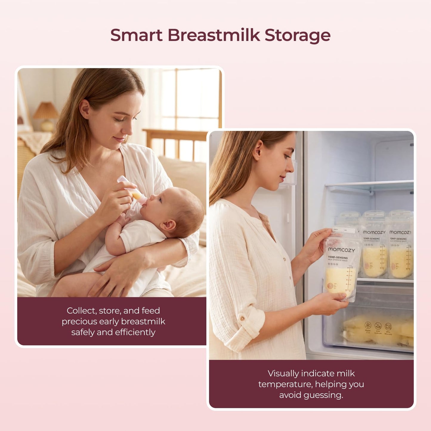 Momcozy 73pc Postpartum Essentials Kit, Initiate breastfeeding for New Moms, Hospital Bag Must Haves with Nursing Pads, Hot & Cold Breast Pads, Nipple Cream, Colostrum Collectors and Milk Storage Bags