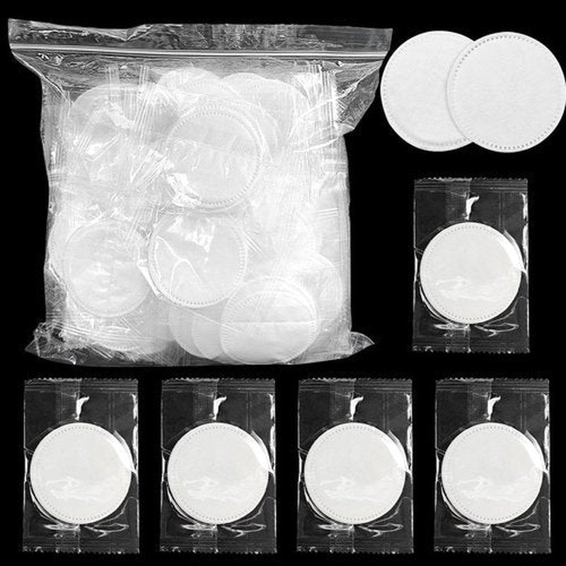 (700 Pcs) Kheoxusa Individually Wrapped Cotton,Individually Wrapped Cotton Pads,Individually Wrapped Cotton Rounds,Cotton Pads for Face Individual Wrap,Hotel Personal Care Kit Individual Packed-Round