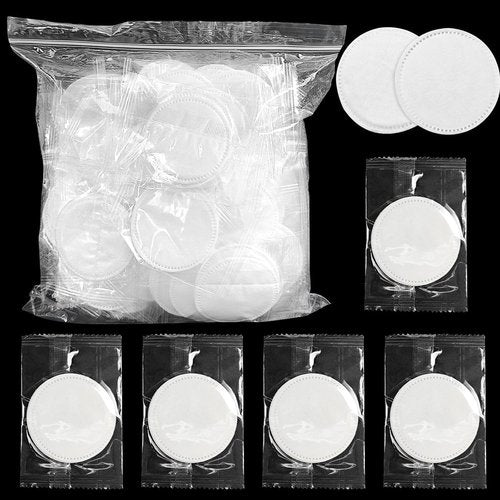 (700 Pcs) Kheoxusa Individually Wrapped Cotton,Individually Wrapped Cotton Pads,Individually Wrapped Cotton Rounds,Cotton Pads for Face Individual Wrap,Hotel Personal Care Kit Individual Packed-Round