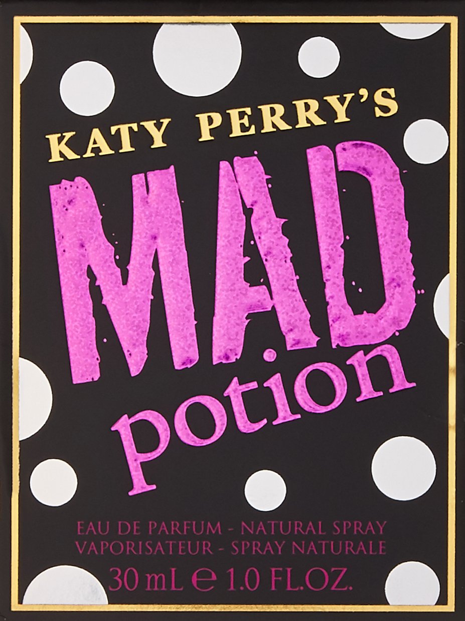 Katy Perry Mad Potion Eau De Parfum Spray for Women, 3.4 Fl Oz (Packaging May Vary)