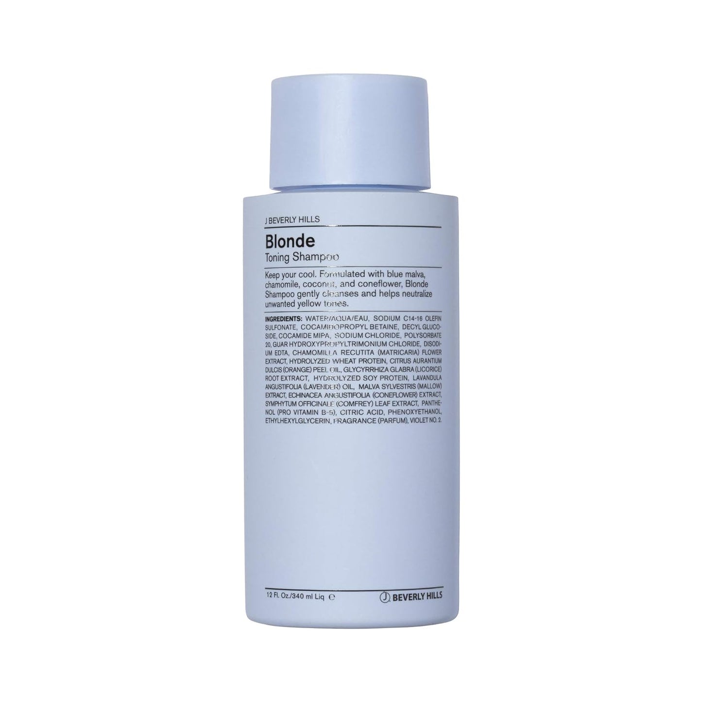 Blue Blonde Toning Shampoo with Coconut Oil - Deep Conditioning for Brighter Hair (12 Oz, 32 Oz)