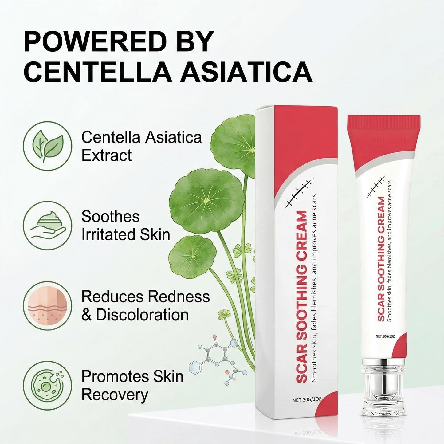 Novacarax Scar Soothing Cream & Smoothing Cream for Scars,Helps Improve Appearance for Surgical Scars and Keloid Bump, Reduces Redness,For Skin Recover Smooth (2pcs)