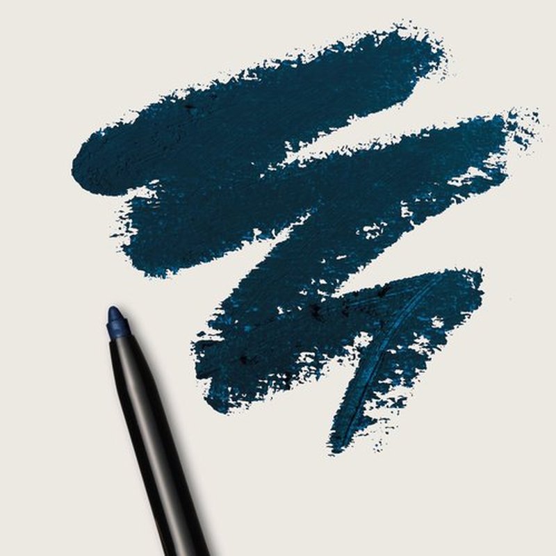Sandstone Scandinavia Blue Waterproof Eyeliner Pencil - Vegan Hypoallergenic Eyeliner for Sensitive Eyes - Smudge Proof Gel Eyeliner Blue - Anti-Aging Properties Hypoallergenic Makeup