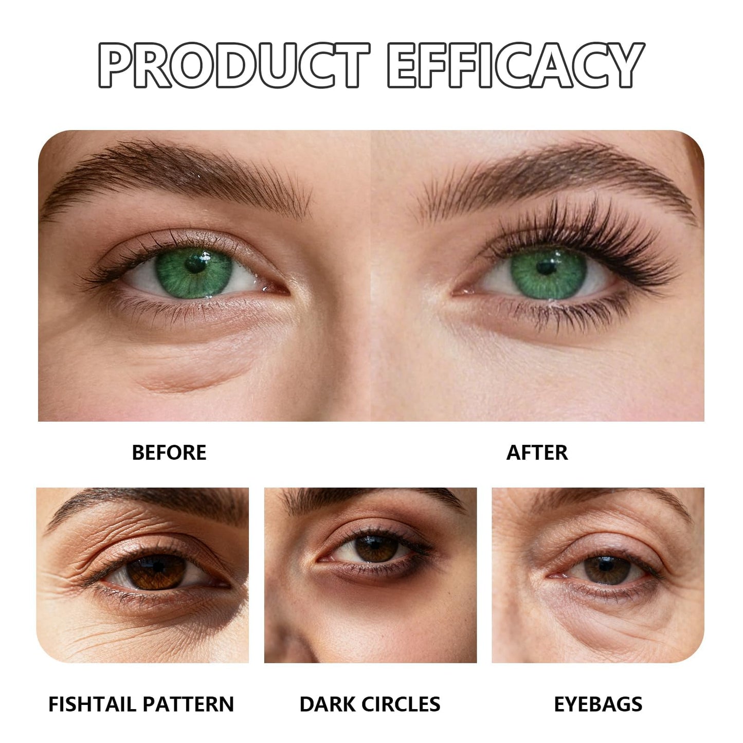 Instant Under Eye Lift Serum - Anti-Aging Formula for Under Bags and Wrinkles, Temporary Eye Tightener Cream Firming Primer Visibly Improves Dark Circles, Fine Lines & Crow's Feet, 1 PC, 0.7 Fl.Oz
