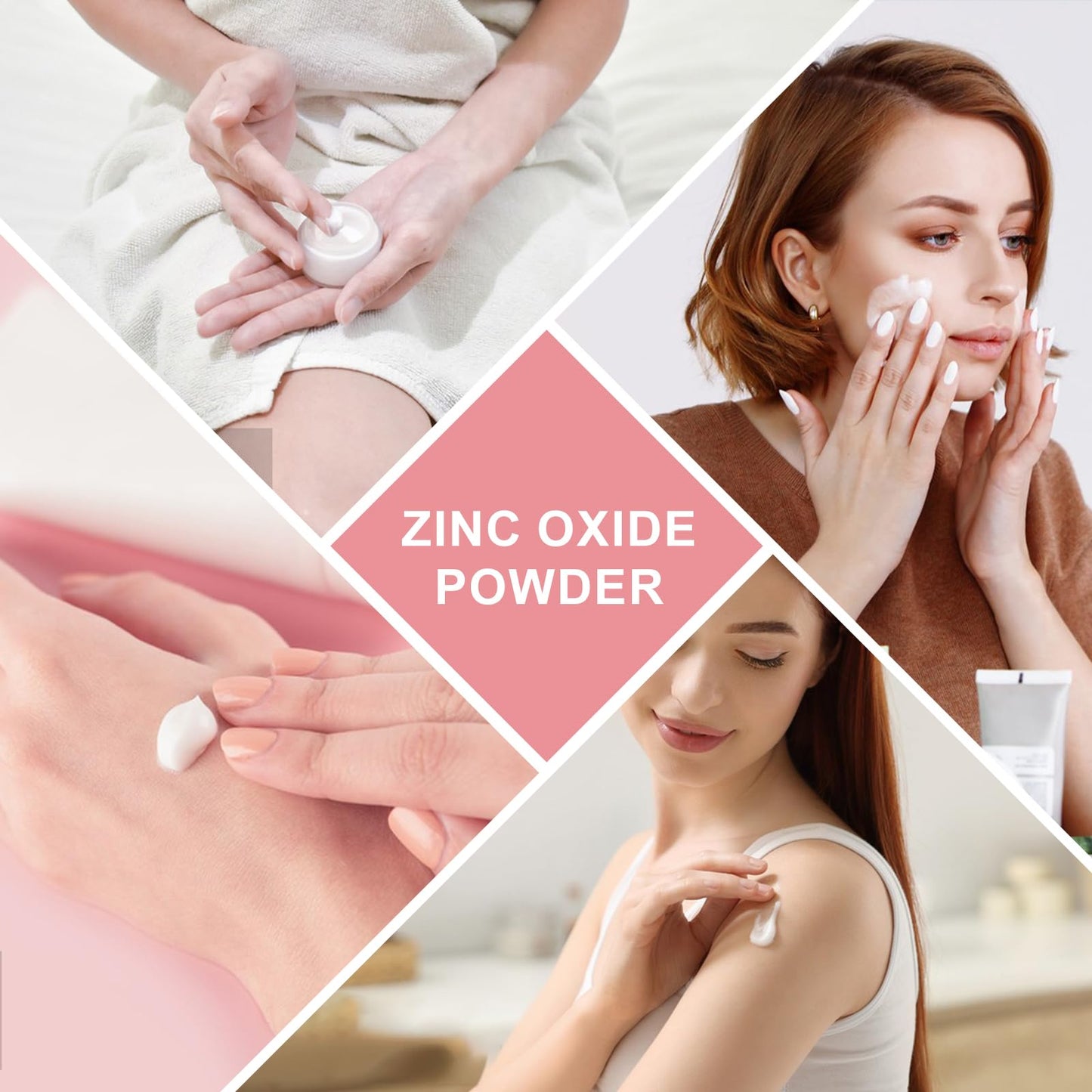 Zinc Oxide Powder | Non-Nano & Uncoated | Make Your Own Lotion, Deodorant, Cream, Soap | DIY Essentials | Resealable Bag | Pure Natural | Multitude of Uses | 4 Ounces