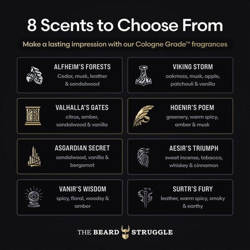 The Beard Struggle - Marksman's Beard Conditioner - Aesir's Triumph, Platinum Collection - Nourish, Softens, & Strengthens Beard - Radiance Beard Conditioner for Men (8 Fl oz)