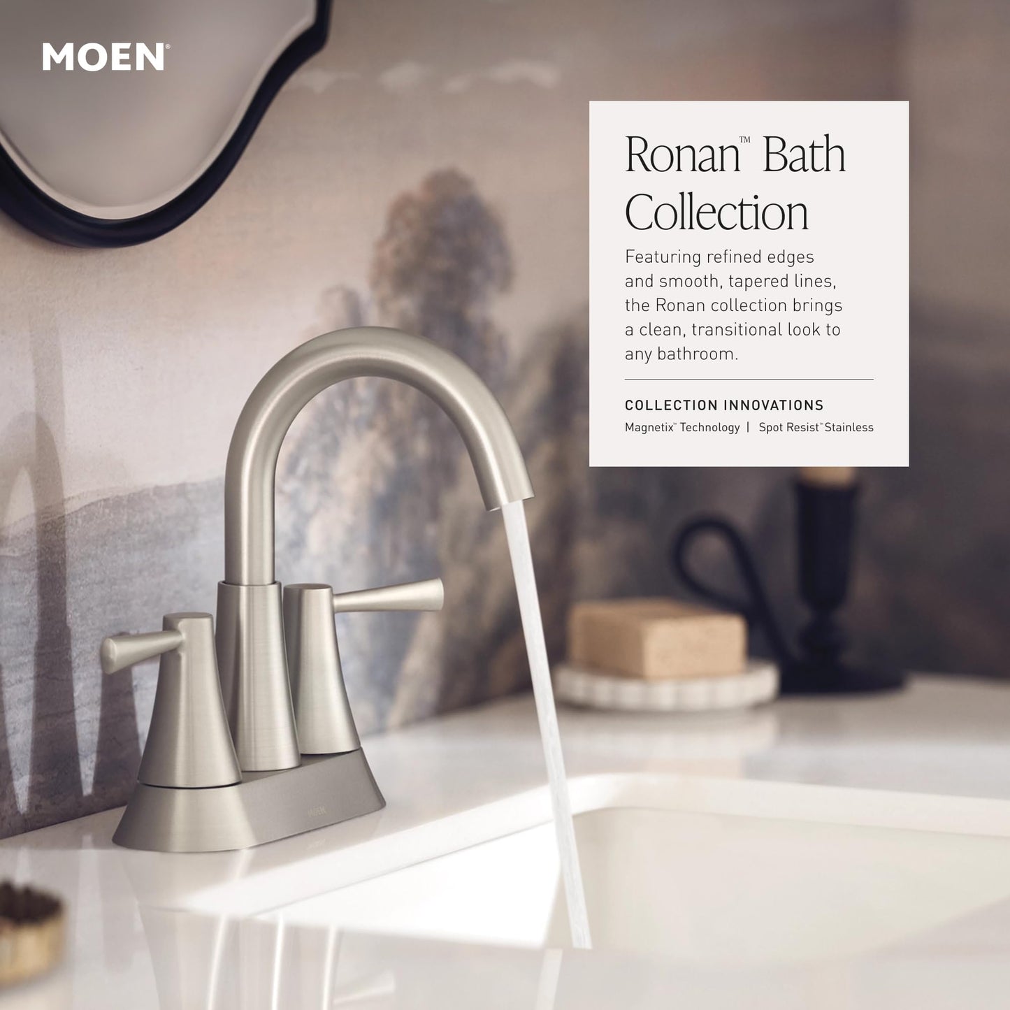 Moen 84021BZG Ronan 1-Handle Bath Faucet, Bronzed Gold