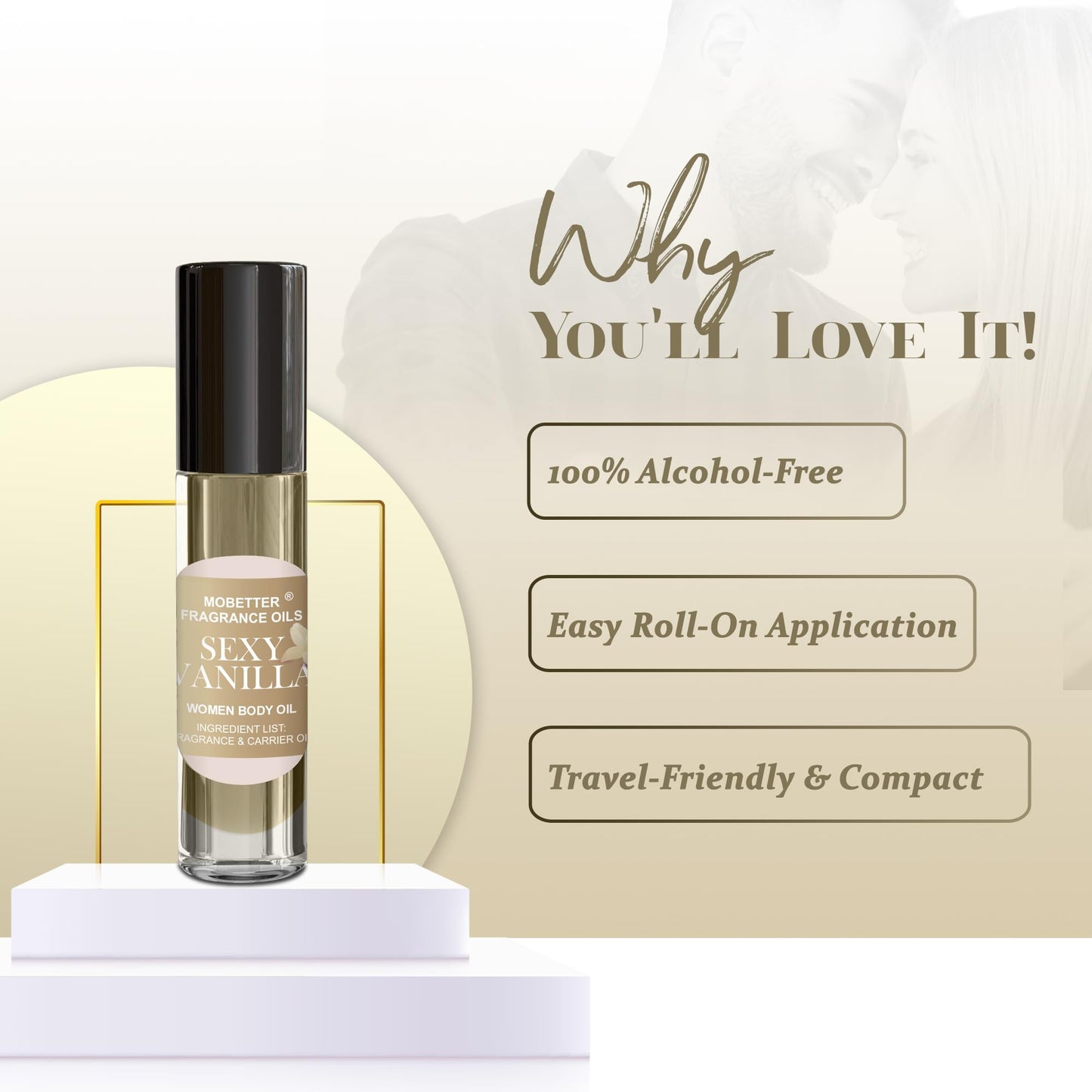 MOBETTER FRAGRANCE OILS Sexy Vanilla Fragrance Body Oil for Unisex