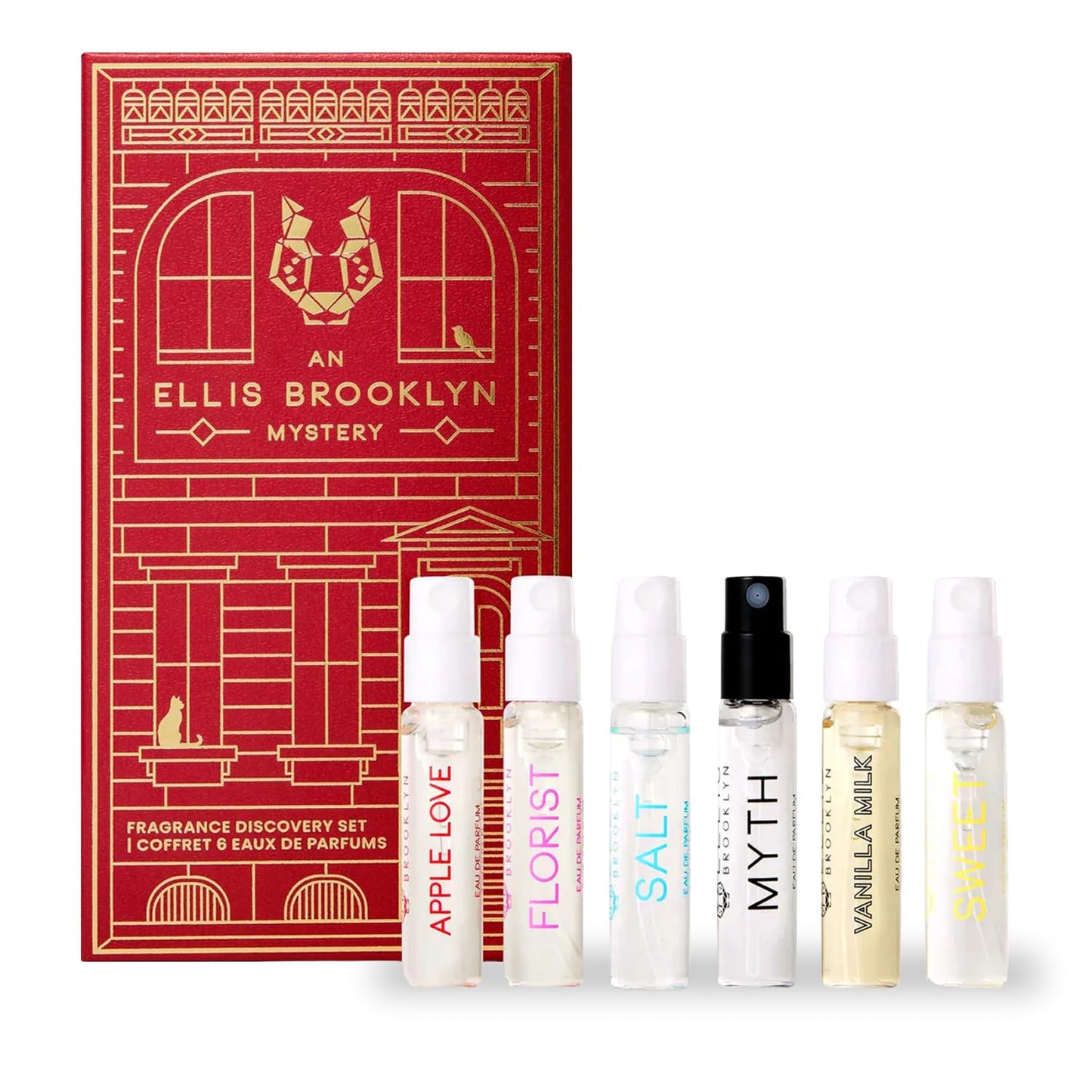 Ellis Brooklyn MYSTERY Fragrance Discovery Set - Eau De Parfum for Women Sample Perfume Set, Perfumes for Women, Clean, Long Lasting Perfume