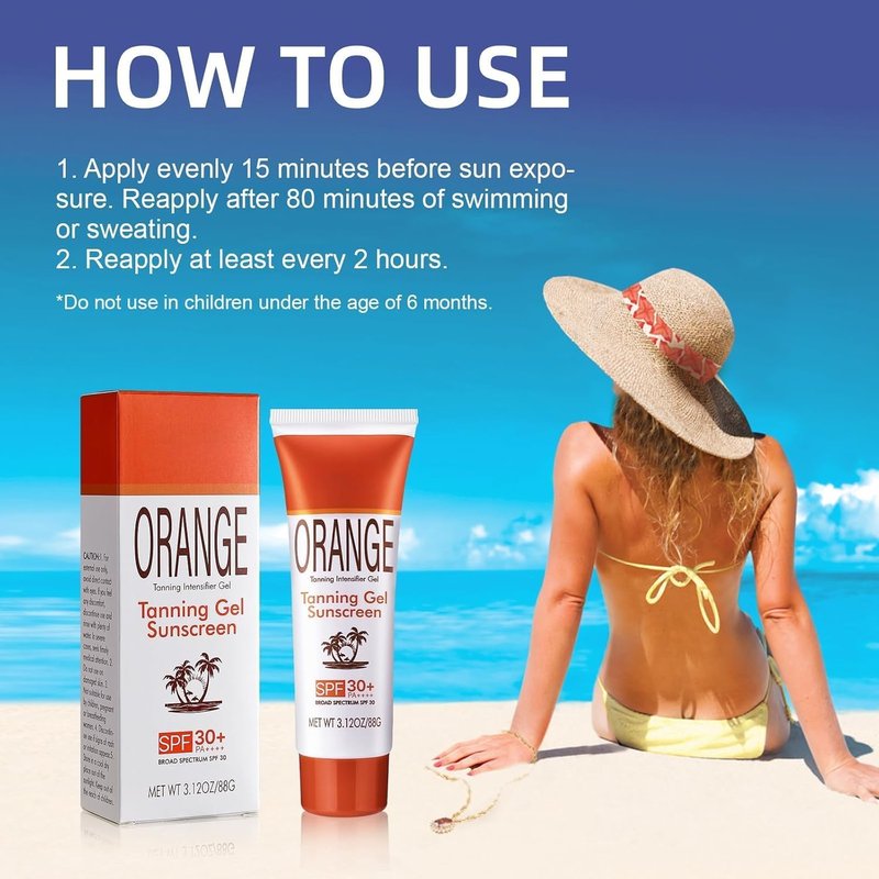 Tanning Gel - Balm-to-Oil Glow Formula with Coconut Oil & Vitamin E - Lightweight & Non-Greasy | 3.12 oz