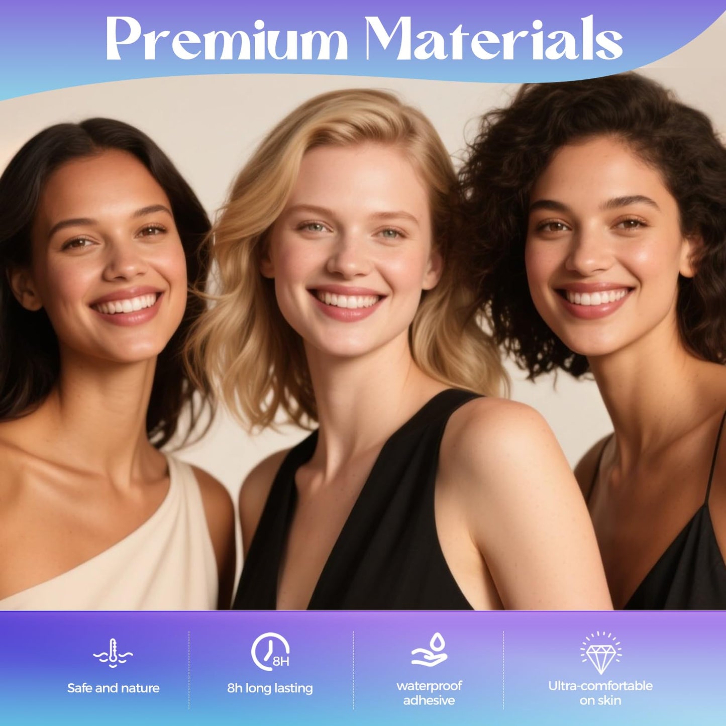 DIWUMO 180 Pcs Instant Face Lift Tape - Invisible V-Line Lifting Patches for Sagging Skin, Jawline & Neck - Ultra-Thin Matte Waterproof Design, Long-Lasting 8H Hold for Daily Makeup & Events