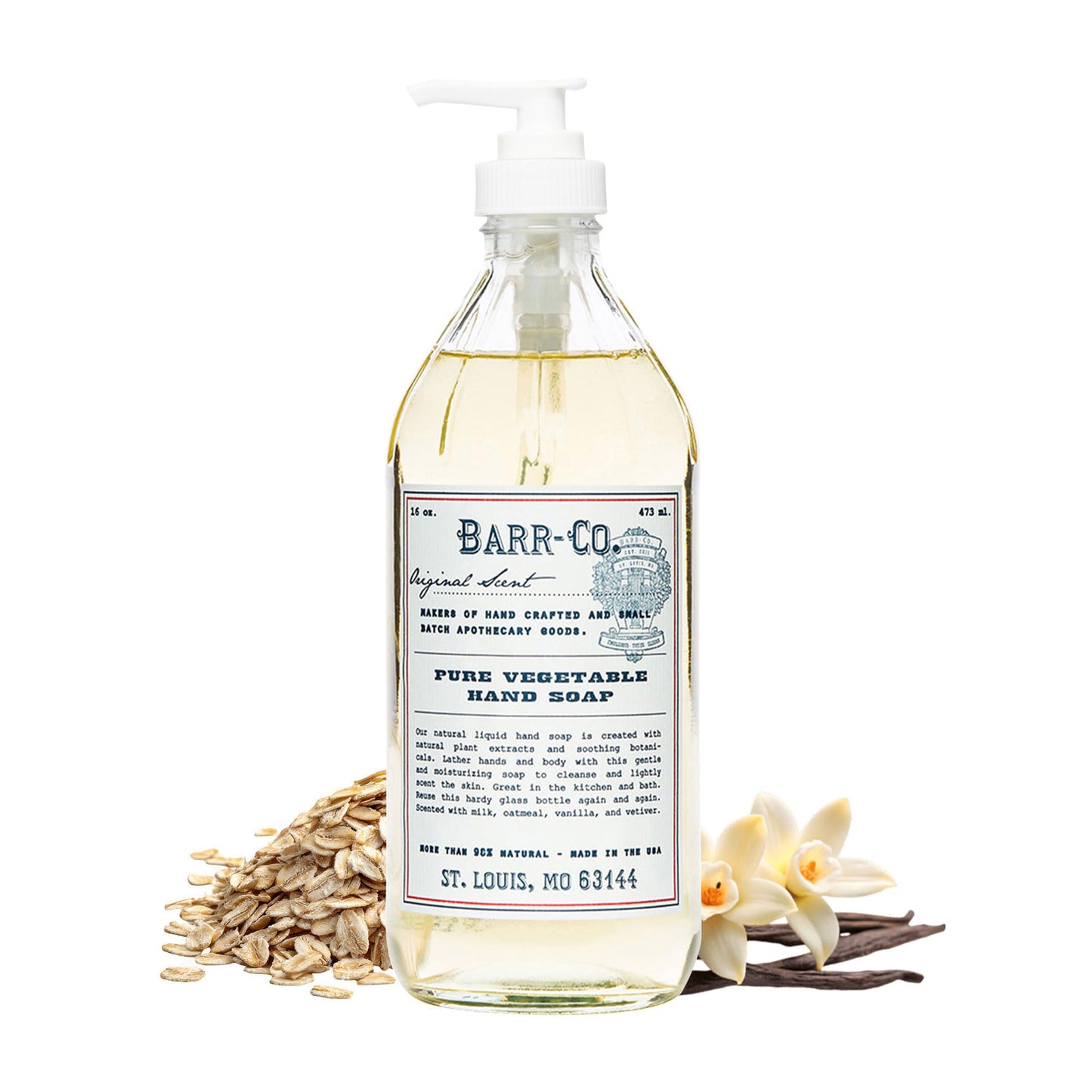 BARR-CO. Original Scent Hand Soap, 16 fl oz