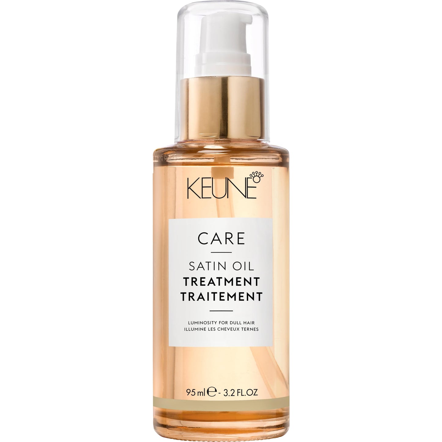 KEUNE Care Satin Oil Treatment, Lightweight Moisturizing Oil for All Hair Types, 3.2 Fl Oz