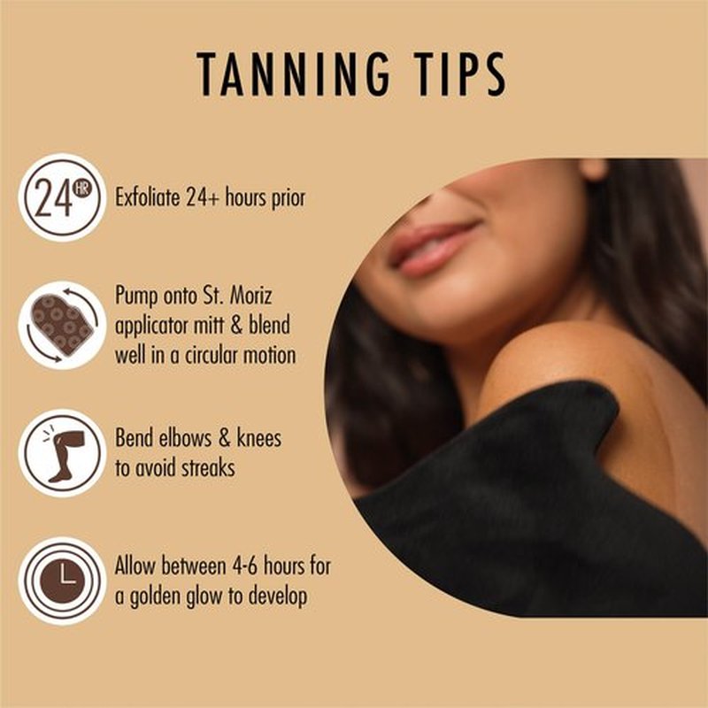 St Moriz Professional Medium Self Tanner Mousse - Sunless Instant Self Tanning Foam for a Golden, Natural Looking Fake Tan - Moisturizing Tanner – With Aloe Vera & Vitamin E - Vegan (6.76 fl oz)