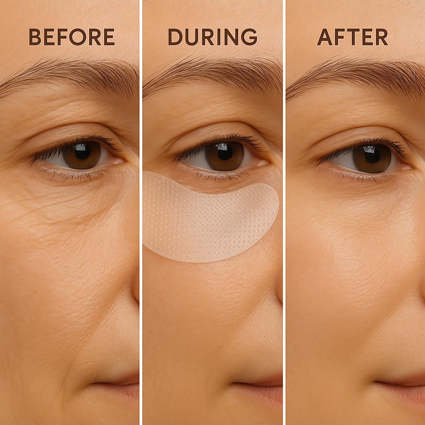 NOVALIFT Micro Eye Patches, Deeply Hydrating Anti-Wrinkle Patches, Contains Hyaluronic Acid and Collagen for Dark Circles, Smooth Application Forehead & Smile Line Patches for Women (1)