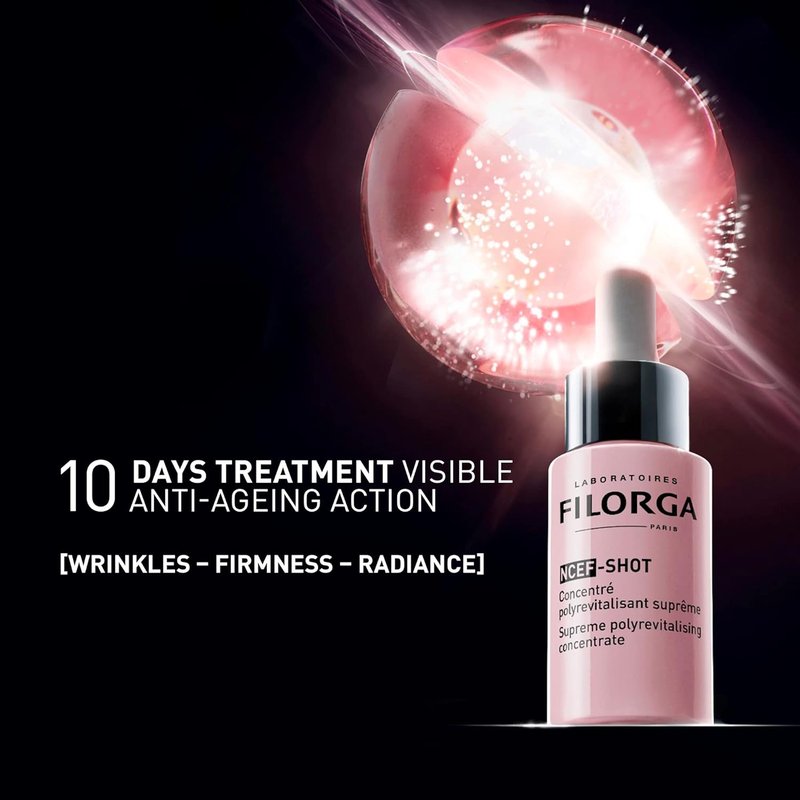 Filorga NCEF-Shot Anti-Aging Serum - Concentrated Wrinkle Reducer for Radiant, Firm Skin | 30ml