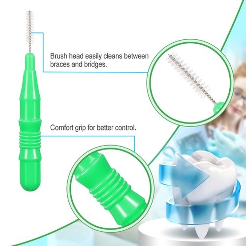 350 Pieces Interdental Brush Tooth Floss Tooth Cleaning Tool Toothpick Dental Tooth Flossing Head Oral Dental Flosser Teeth Soft Dental Picks Refill Dental Flosser Toothpick Cleaners (Cute Colors)