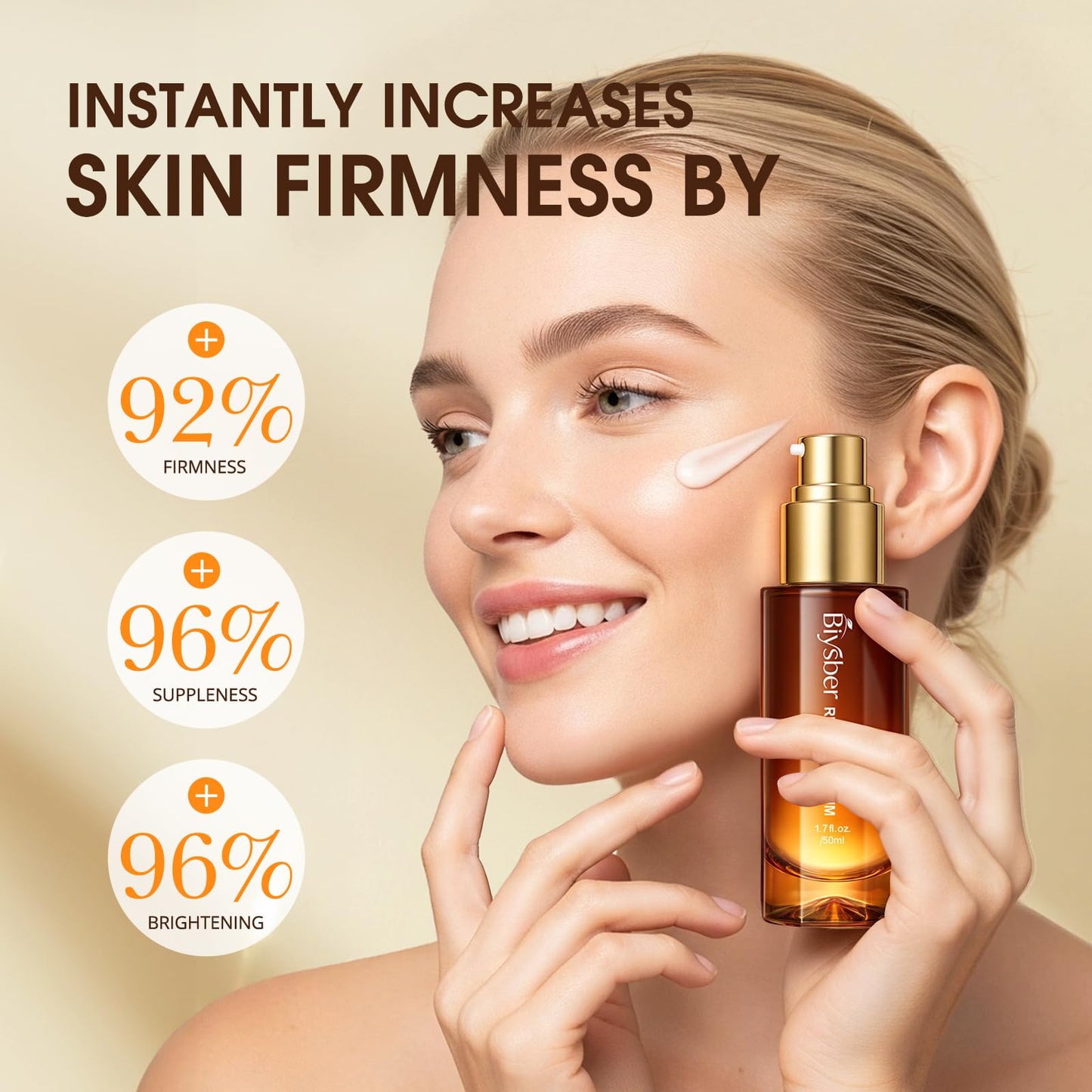 Retinol Collagen Serum for Face: Anti Aging &Anti Wrinkle Repair Peptide Serum with Hyaluronic Acid Hydration Booster-Day/Night Facial Firming Neck Skin Care for Women/Men(1.70 Fl Oz)