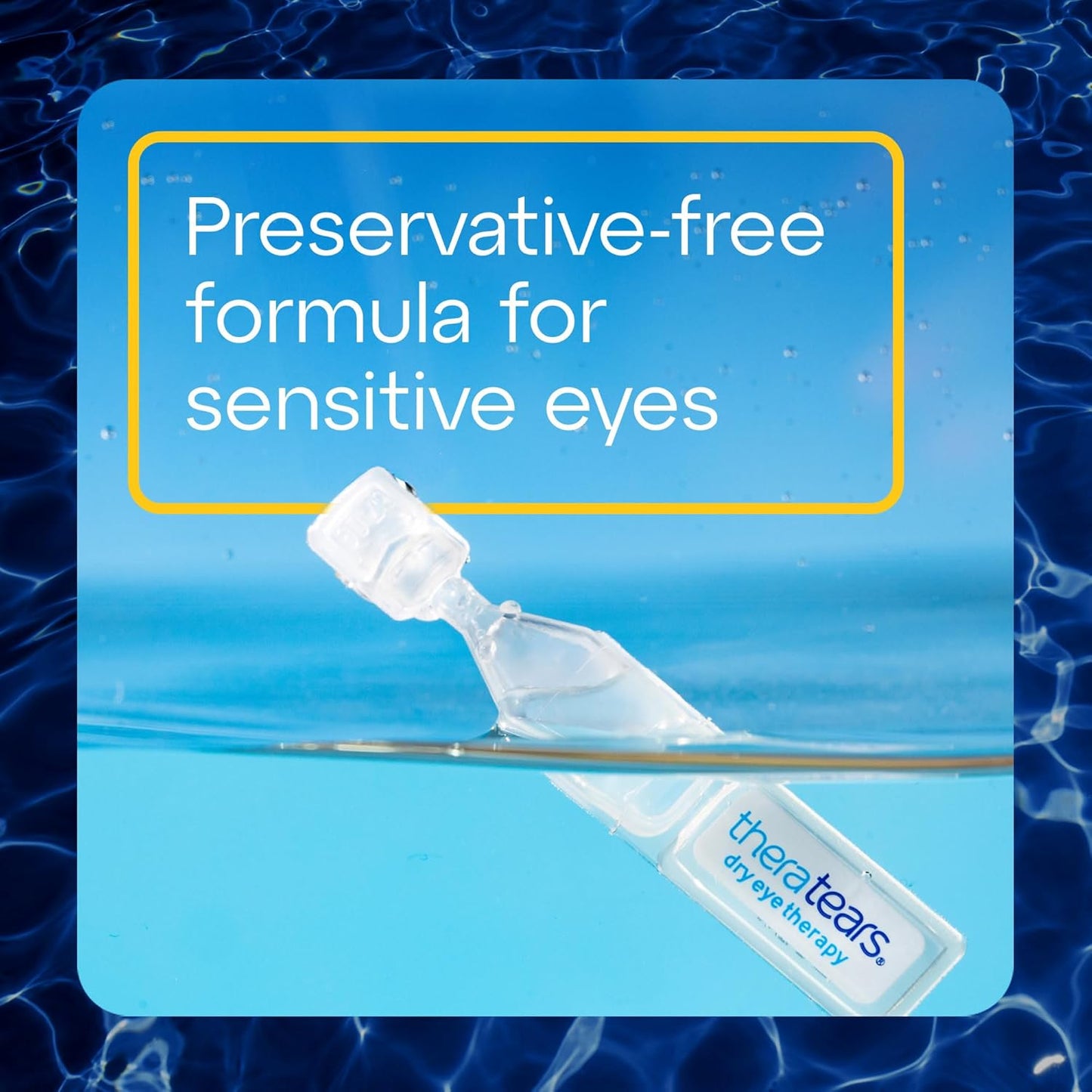 TheraTears | Preservative-Free Eye Drops for Dry Eye Relief - 30 Single-Use Vials