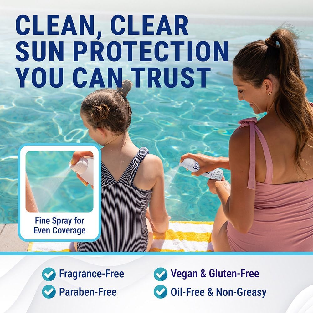 Coral Isles Island Rain Sunscreen Spray SPF 50 - Hawaii Reef Safe Compliant - Oxybenzone Free - Broad Spectrum UVA/UVB - Water Resistant (80 Min) - 6 Fl Oz (Pack of 2)