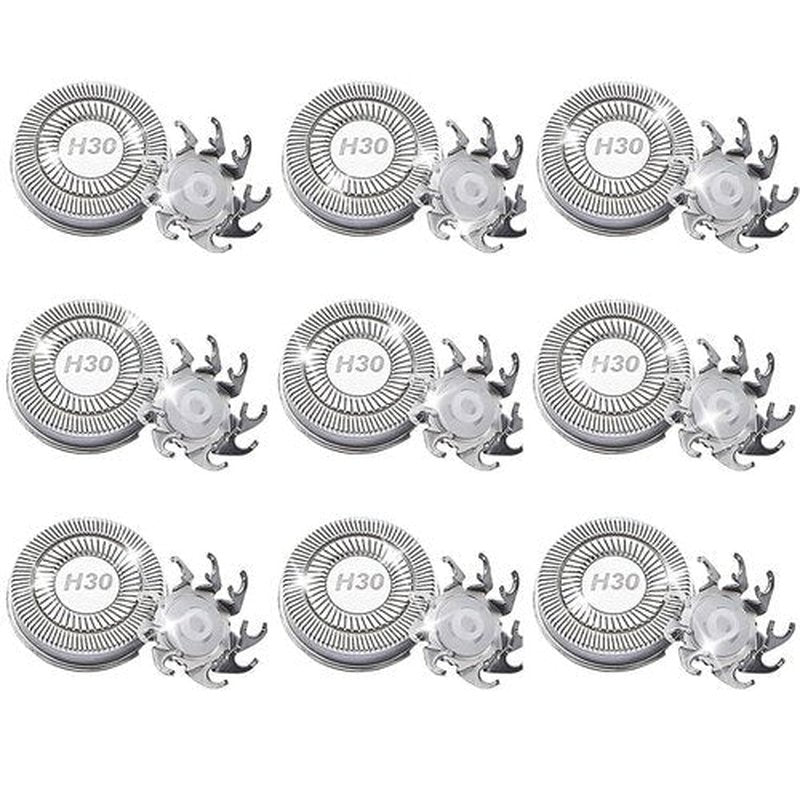 SH30 Replacement Heads Compatible with Philips Norelco Series 3000 3000, 2000, 1000 and S738 S738 Electric Shavers,Comfortable Shaving Heads 9 Pack