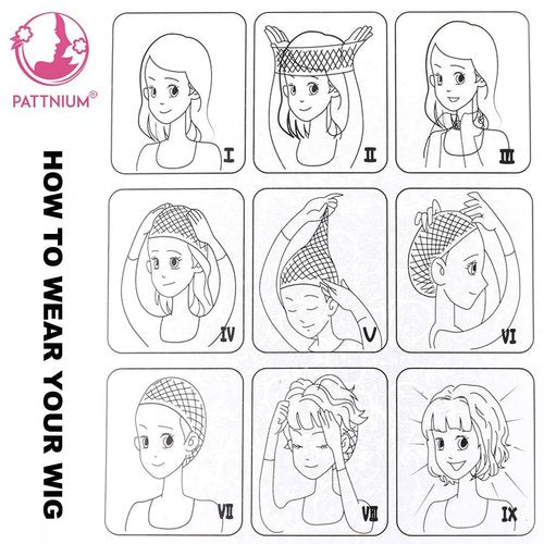 PATTNIUM Rainbow Wig Short Wavy Colorful Wig Pastel Rainbow Wig with Bangs Multicolor Wig for Women Girls Heat Resistant Synthetic Cosplay Costume Wig (Rainbow)