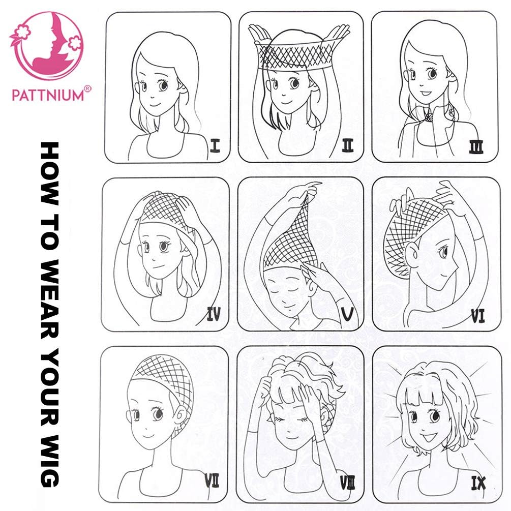 PATTNIUM Kids Child Short Purple Wig Lavender Purple Curly Wavy Wig Short Light Purple Wig Girls Synthetic Hair Wig with Wig Cap