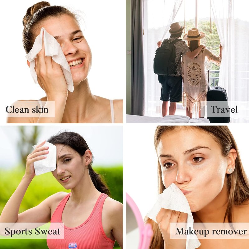 Compressed Towels - 2000 Pcs Portable Disposable Mini Face Towels | Cotton Compressed Coin Tablets for Travel, Camping, Spa, Hotel