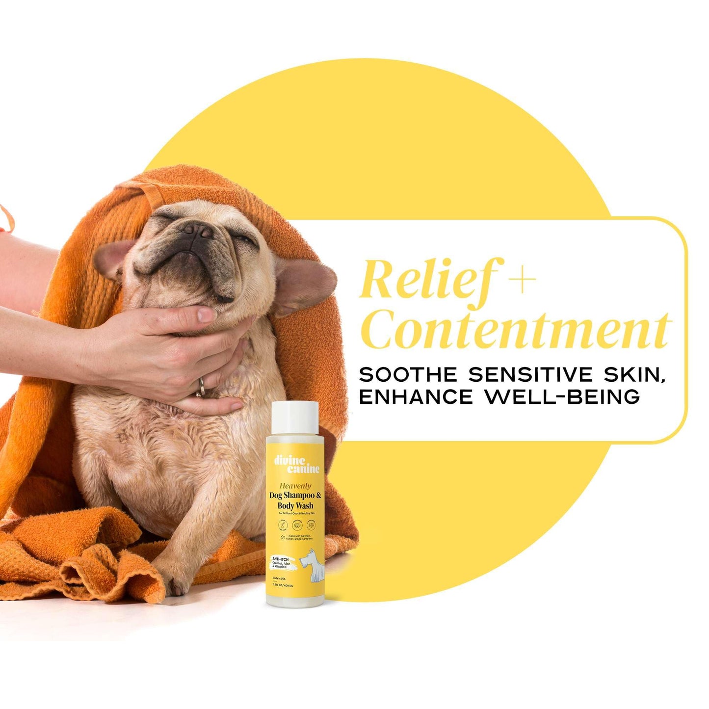 Divine Canine Anti-Itch Dog Shampoo & Body Wash - Sensitive Skin - 13.5oz