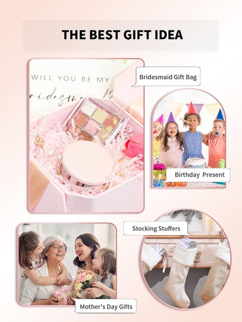 Getinbulk Compact Mirror Bulk, Set of 100 Double-Sided 1X/2X Magnifying Metal Pocket Makeup Mirrors(Round, Pink Marshmallow)