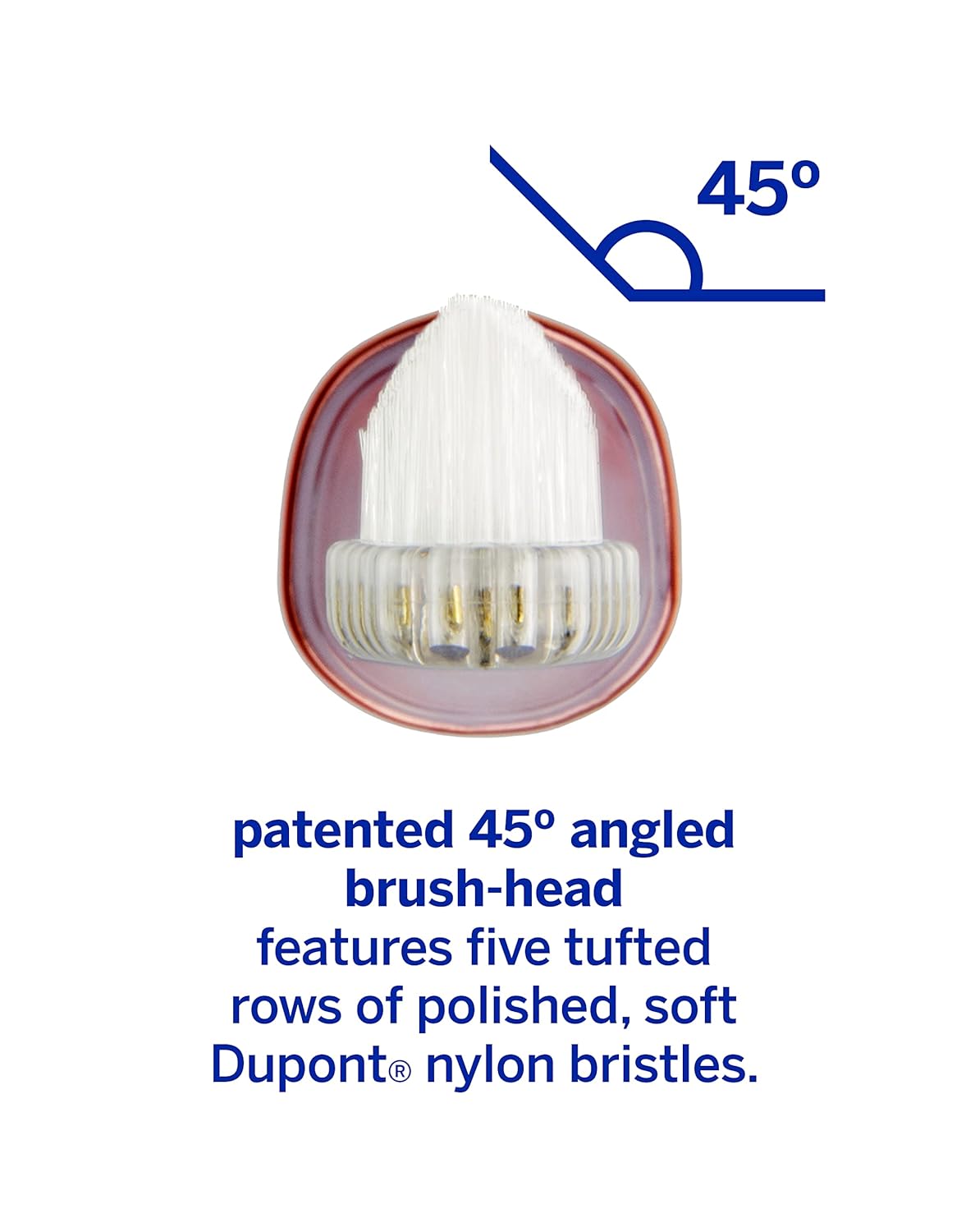 Supersmile Zina45 Replacement Brush Heads for Sonic Pulse Toothbrush