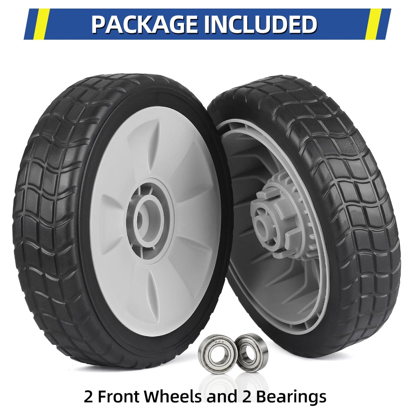 44710-VL0-L02ZB Front Lawn Mower Wheels for Honda HRR216 HRS216 HRT216