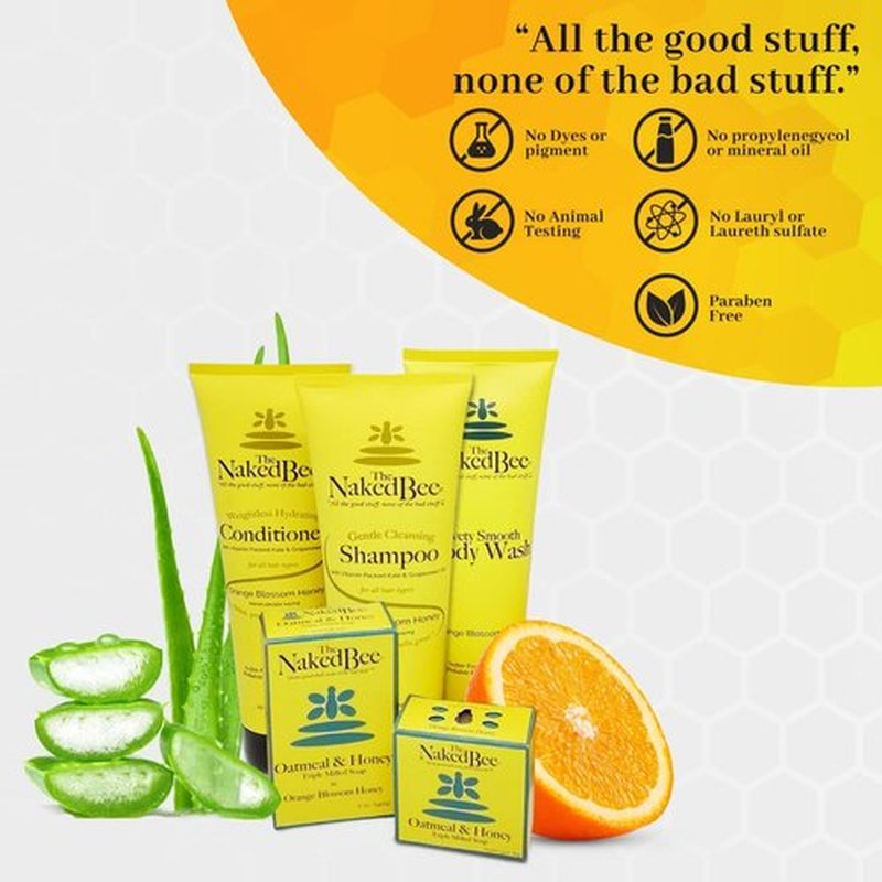 The Naked Bee Lavender and Beeswax Hand Cream (8 oz) Intensive Nourishing Hand Repair Cream for Smoother and Softer Hand - Deep Moisture and Repair for Dry Skin - Hand Cream
