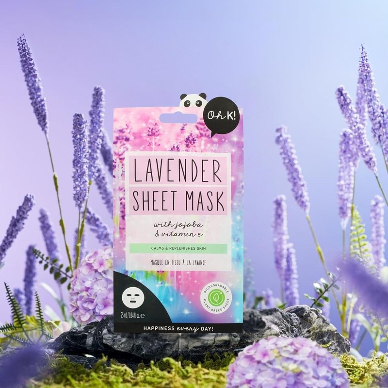 Lavender Sheet Mask - Hydrating & Moisturizing Face Mask for Anti-Aging | Korean Skincare - 1 Pc