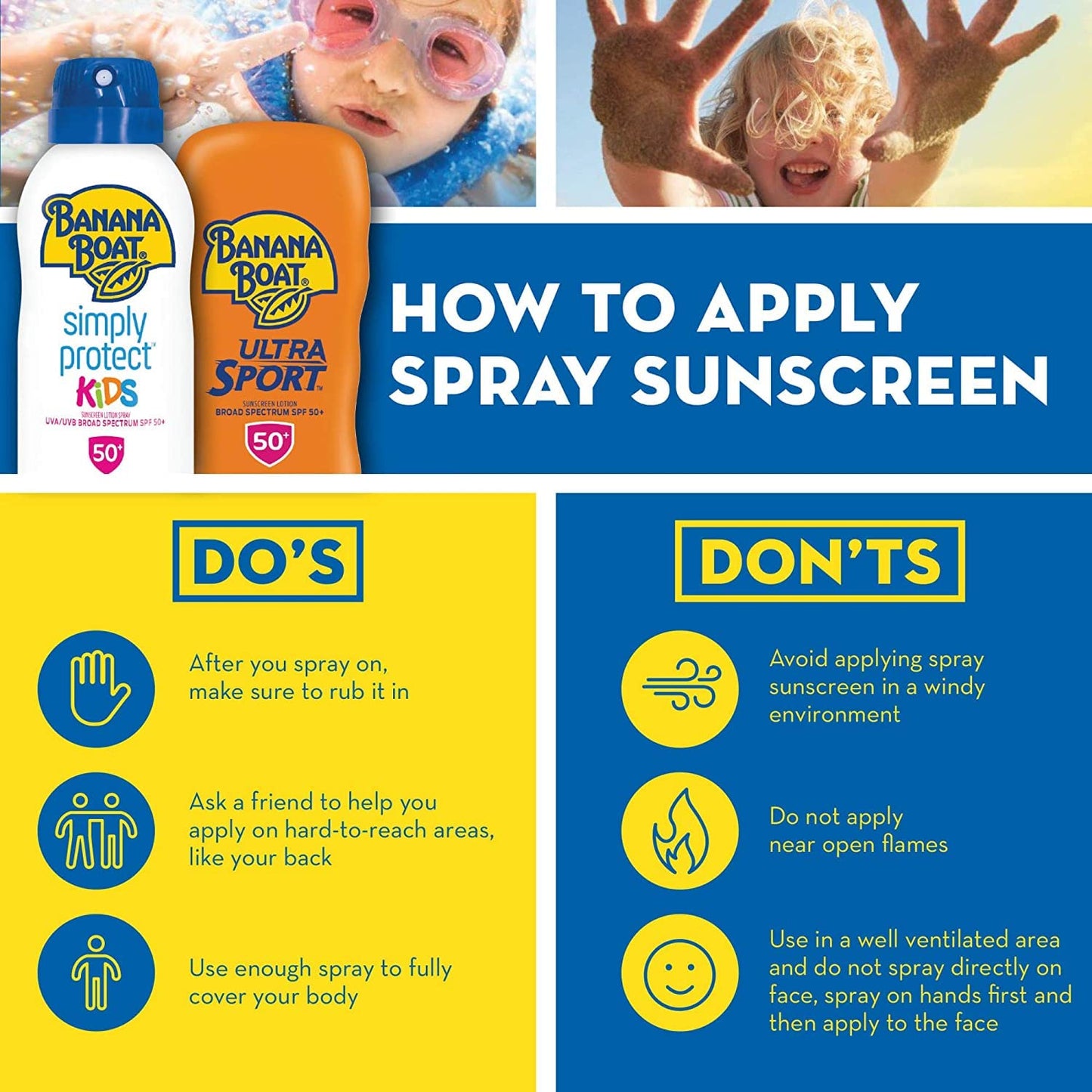 Banana Boat SPF#100 Kids Max Protect & Play Lotion 4 Ounce (118ml) (Pack of 3)