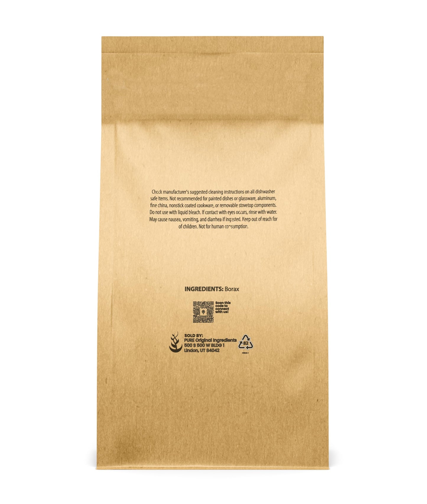 PURE ORIGINAL INGREDIENTS Borax (5 lb) Sodium Borate, Multipurpose Cleaning Agent