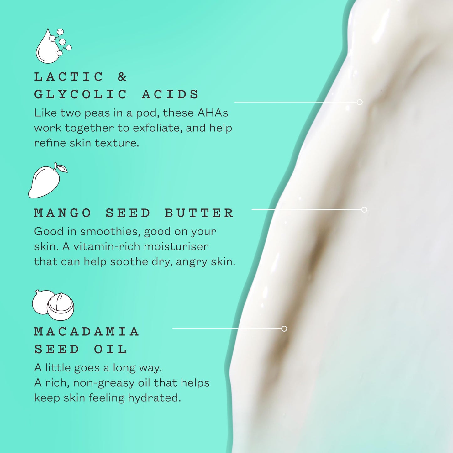 frank body Smoothing AHA Body Lotion | Gently Exfoliates to Smooth KP & Body Breakouts | With Lactic & Glycolic Acids, Hydrating Oils, Mango Seed Butter & Australian Botanicals | 140ml/4.73 fl oz
