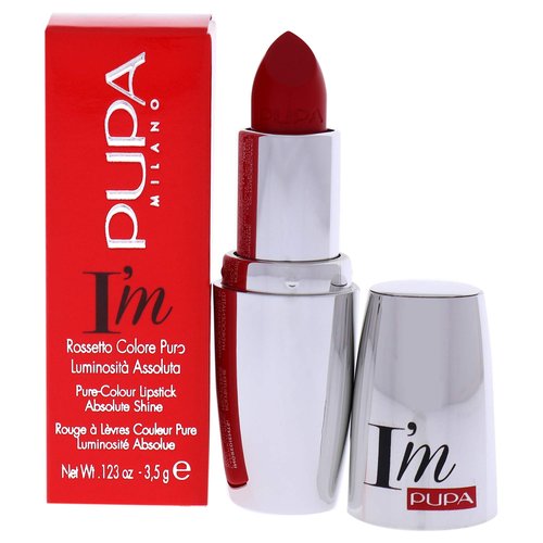 Pupa I Am Pure-Colour Lipstick - 303 Flamboyant Orange Milano for Women - 0.123 oz Lipstick