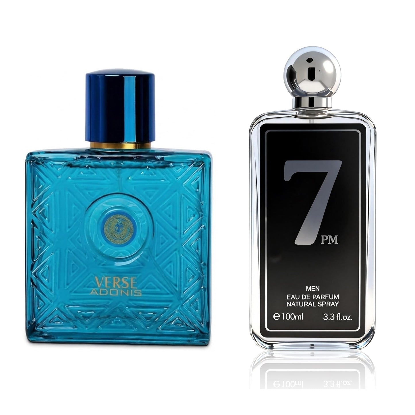 AFLUXE Verse Adonis & 7PM For Men Combo Men Cologne 3.4 Fl. Oz Men's Perfume, Vibrant Combination of Fruity & Woody Scents, Eau De Parfum for Men Verse Adonismen& Best Gift