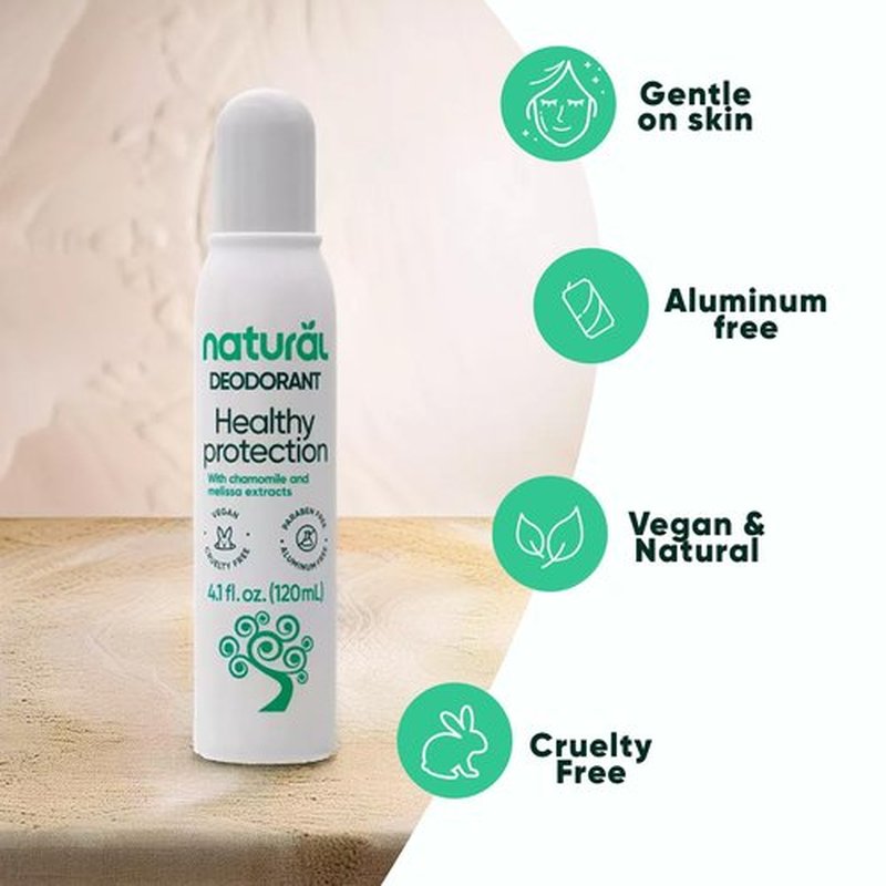 ORGANICO NATURAL Deodorant with Chamomile and Melissa Extracts - Clean & Safe Aluminum-Free Deodorant for Women & Men - Calming and Refreshing - Vegan & Cruelty-Free - 4.10 Fl Oz