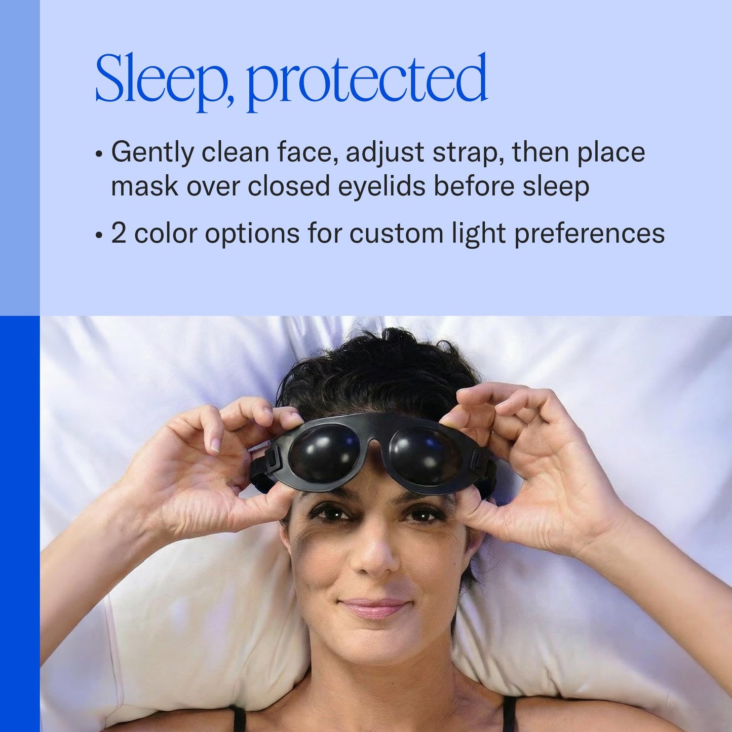 EyeEco Eyeseals Hydrating Sleep Mask, Charcoal - CPAP Compatible