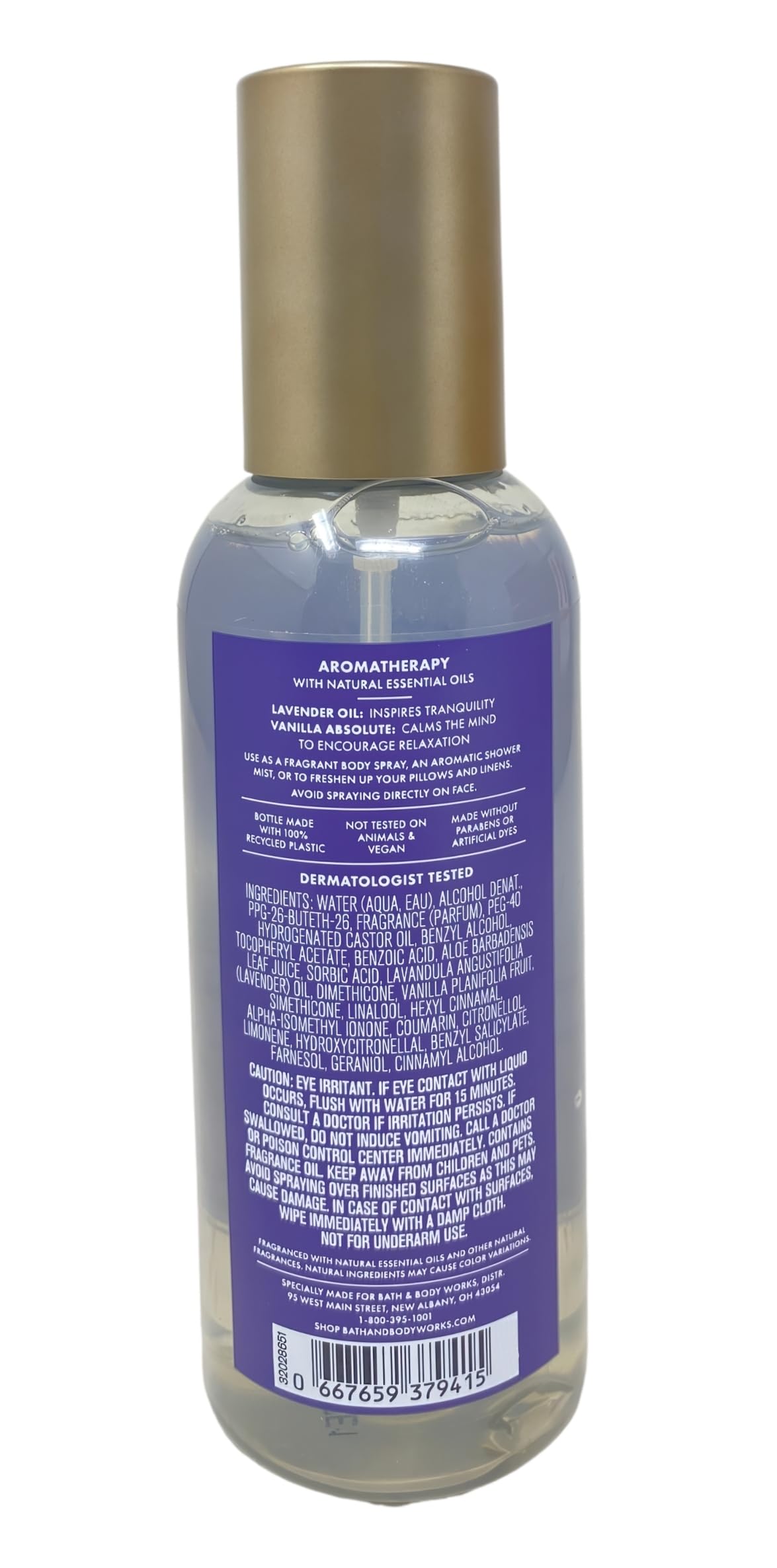 Bath & Body Works Aromatherapy Sleep Lavender + Vanilla Essential Oil Pillow + Perfume Mist, Ultimate Hydration Body Cream and Body + Massage Oil with a Lavender Dream Bar Soap
