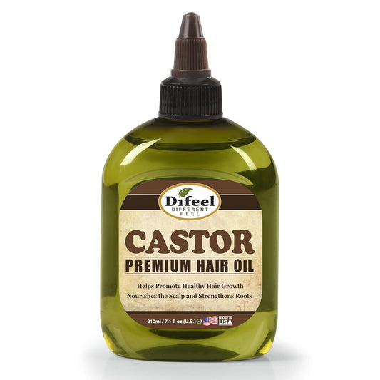 Difeel Premium Castor Hair Oil - Nourishing Growth Formula | 7.1 oz (3-Pack)