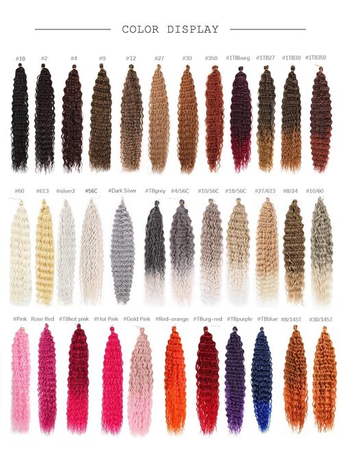 MAYSA Blonde Ocean Wave Crochet Hair 22inch Curly Braiding Crochet 6packs Synthetic Wavy Crochet Hair Extensions for Women # Platinum Blonde