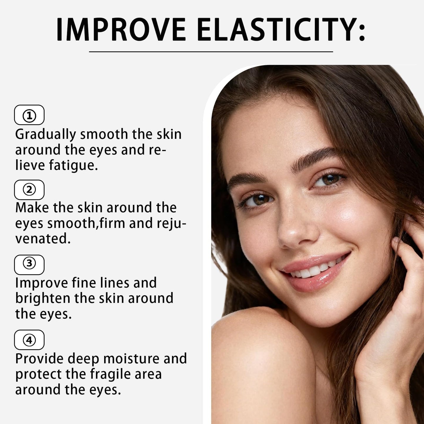 Instant Under Eye Lift Serum - Anti-Aging Formula for Under Bags and Wrinkles, Temporary Eye Tightener Cream Firming Primer Visibly Improves Dark Circles, Fine Lines & Crow's Feet, 1 PC, 0.7 Fl.Oz