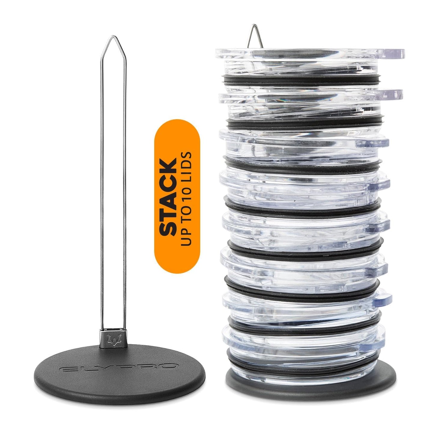 ELYPRO Tumbler Lid Organizer & Holder for Stanley, Yeti, Water Bottle Lids