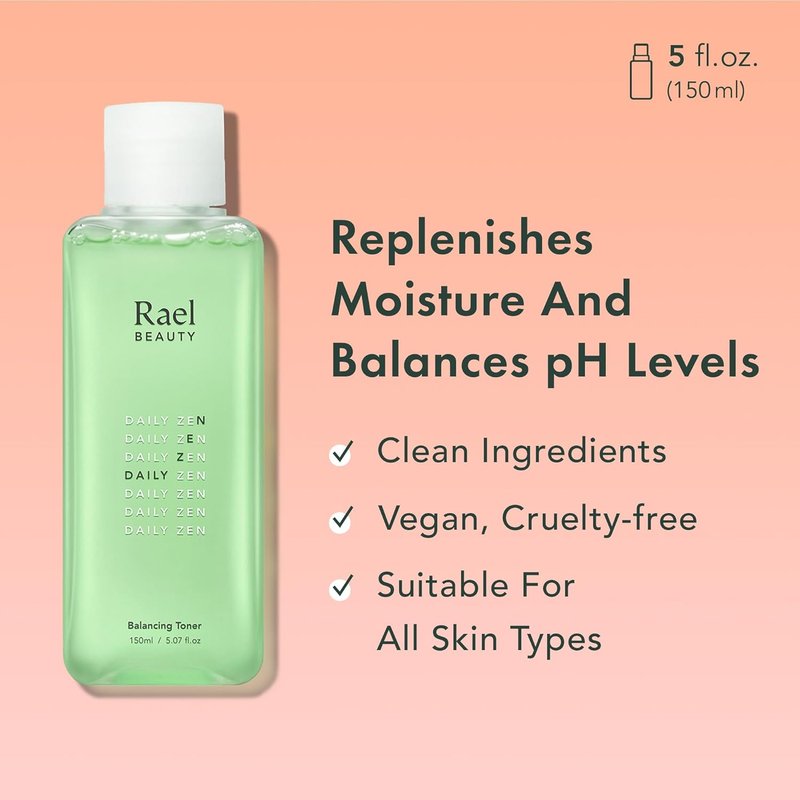 Hydrating Facial Toner for Sensitive & Oily Skin | Korean Skincare with Vitamin B5 (5.07 oz)