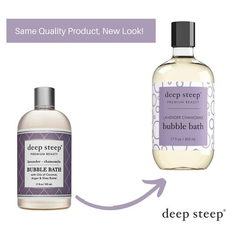 Deep Steep Bubble Bath, 17 Ounce (Pack of 2) (Lavender Chamomile)