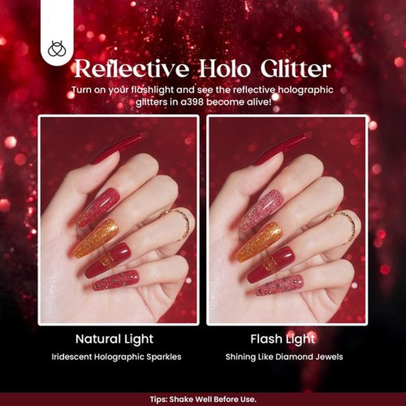 Beetles Cat Eye Gel Nail Polish Set, 20 Colors Magnetic Gel Polish Red Purple Blue Color Winter Gel Polish Set with Double-ended Pen and Magnet Gel, Base & Top Coat, Manicured Soak Off UV for Women